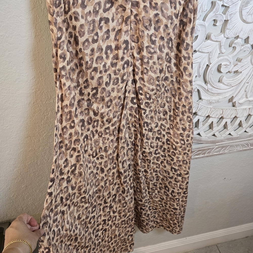 Zimmermann Women's Melody Strapless Maxi Dress in Leopard Size 1 - Picture 10 of 12